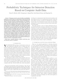 Probabilistic techniques for intrusion detection based on computer audit data - Systems, Man and Cybernetics,