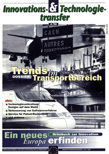 Innovations- & Technologietransfer 4/96. Trends im dossier Transportbereich