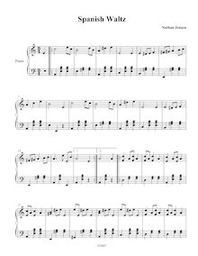 Partition complète, Spanish Waltz, A minor, Jensen, Nathan