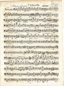 Partition violoncelle, Trio No.2 pour flûte, violon et violoncelle, Op.39