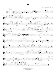 Partition No.2, 10 Duos pour flûte et clarinette, Op.56, Robertson, Ernest John