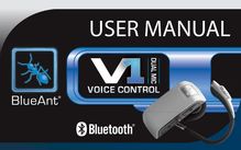 Notice Bluetooth BlueAnt  V1x