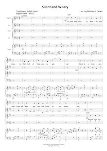 Partition complète, Mizerna, cicha, Silent and Weary, F minor, Oczko, Michael John