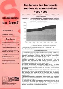 3/01 STATISTIQUES EN BREF - TRANSPORTS)