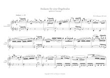 Partition complète (Piano ou orgue manuals), Andante en F major