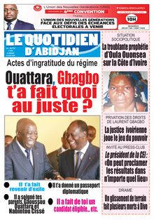Le Quotidien d’Abidjan n°2898 - du Mercredi 5 août 2020