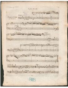 Partition basson 2, Concertino pour clarinette et orchestre, Op.27