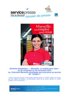 Semaine thématique : « Marseille, un emploi pour tous » du 22 ...