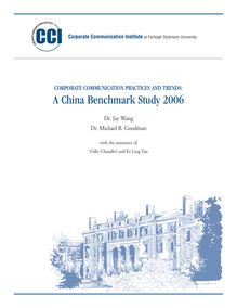 A China Benchmark Study 2006