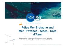 Pôles mer bretagne and mer provence   alpes   côte d azur