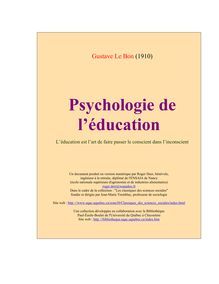 Psychologie de l éducation