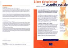 Libre circulation et sécurité sociale. Les droits des citoyens lorsqu ils se déplacent dans l Union européenne · Bulletin n°2 â€” 1999
