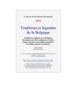 Traditions et légendes de la Belgique