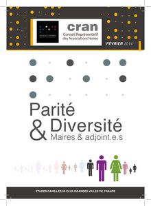Synthèse de l étude sur la parité et la diversité dans les 50 plus grandes villes de France
