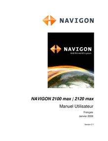 Notice Navigation NAVIGON  2120 max