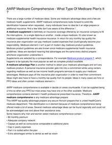 AARP Medicare Comprehensive - What Type Of Medicare Plan s It _