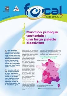 Fonction publique territoriale : une large palette d activités