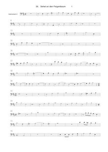 Partition Instrument 4 , partie, Geistliche Chor-Music, Op.11, Musicalia ad chorum sacrum, das ist: Geistliche Chor-Music, Op.11 par Heinrich Schütz