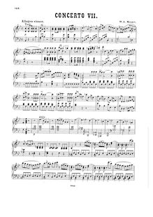 Partition complète, Piano Concerto No.18, B♭ major, Mozart, Wolfgang Amadeus