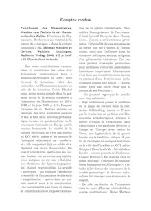 Index de L’Heptaméronde Marguerite de Navarre , établi par Guy Demerson et Gilles Proust  ; n°1 ; vol.63, pg 152-152