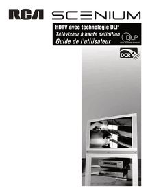Notice HDTV RCA  HD50LPW165