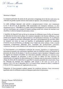Conflit taxis-VTC : lettre de mission de Jean-Marc Ayrault