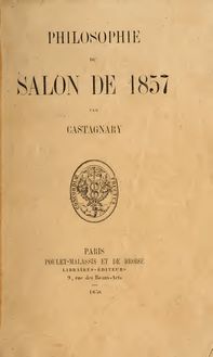 Philosophie du Salon de 1857