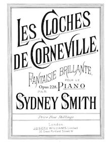 Partition complète, Les Cloches de Corneville, Fantaisie Brillante sur l opera de Planquette