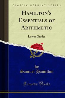 Hamilton s Essentials of Arithmetic