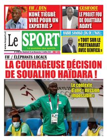 Le Sport n°4780 - du vendredi 15 juillet 2022
