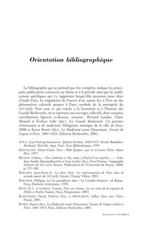 Orientation bibliographique  ; n°134 ; vol.36, pg 91-94