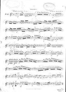 Partition violon 1, corde quatuors, Op.54, Haydn, Joseph