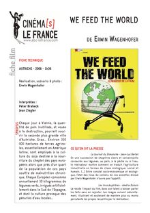 We feed the world de Wagenhofer Erwin