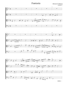 Partition Fantasia VdGS No.1 - partition complète (Tr T T B), fantaisies pour 4 violes de gambe