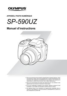 Notice Appareil Photo numériques Olympus  SP-590UZ