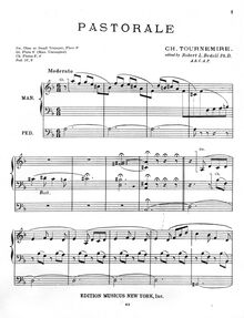 Partition complète,  de morceaux, Tournemire, Charles par Charles Tournemire