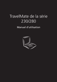 Notice Ordinateur portable Acer  TravelMate 28X