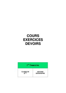 COURS EXERCICES DEVOIR SS