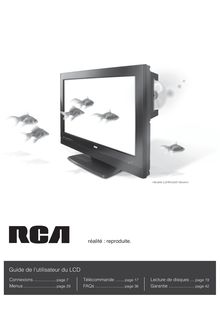 Notice TV LCD RCA  L32WD26D