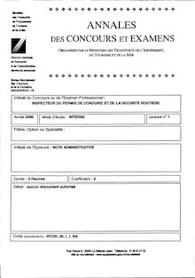 Ipcsr redaction d une note administrative 2006 int redaction d une note administrative interne