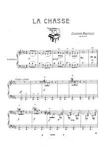 Partition No.4 La Chasse, Sei Pezzi, Op.38, Martucci, Giuseppe