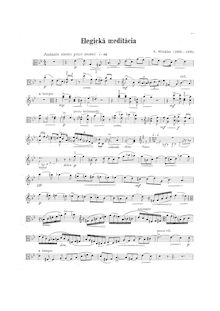 Partition viole de gambe et Piano parties, 2 pièces pour viole de gambe et Piano, Op.31