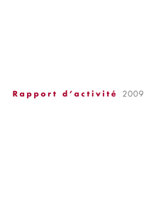La Défenseure des enfants - Rapport d activité 2009