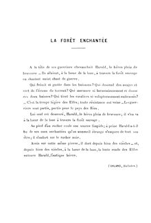 Partition complète, La forêt enchantée, Op.8, Indy, Vincent d  par Vincent d  Indy