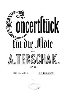 Partition de piano, Conzertstück, E minor, Terschak, Adolf