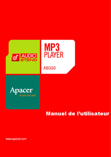 Notice Lecteur MP3 Apacer  AB320