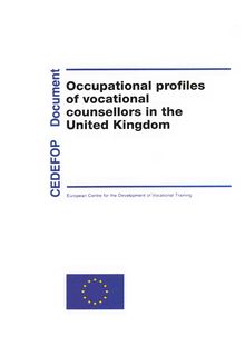 Occupational profiles of vocational counsellors in the United Kingdom