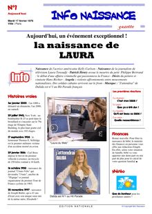 Laura - INFO NAISSANCE