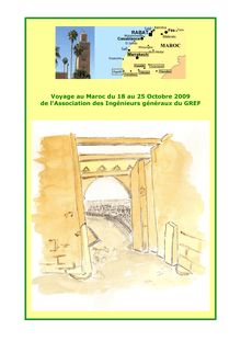 Titre et Avant  propos Voyage Maroc