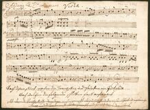 Partition viole de gambe, Die musikalische Schlittenfahrt, Divertimento par Leopold Mozart